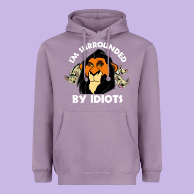 Surrounded By Idiots Book Heavyweight Hoodie Designed By Artisfamous