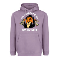 Lavender surrounded by idiots book Heavyweight Hoodie - artisFamous