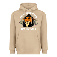 Mushroom surrounded by idiots book Heavyweight Hoodie - artisFamous