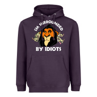 Plum surrounded by idiots book Heavyweight Hoodie - artisFamous