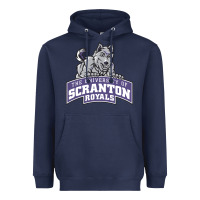 Navy university of scranton Heavyweight Hoodie - artisFamous