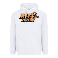 White rit athletics Heavyweight Hoodie - artisFamous