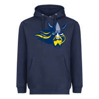 Navy augustana vikings augustana college Heavyweight Hoodie - artisFamous