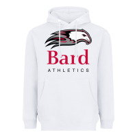 White bard college athletics Heavyweight Hoodie - artisFamous