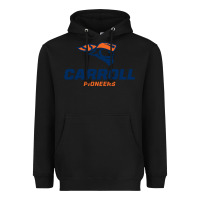 Black carroll university pioneers Heavyweight Hoodie - artisFamous