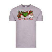 Vintage Zinc peace love santa Vintage Tee - RanaPortraitStore
