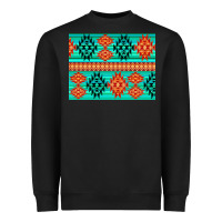 Black aztec pattern background 3200x2400 Heavyweight Sweatshirt - AdoDesignShop