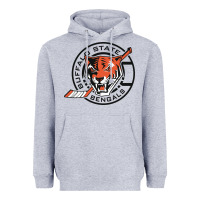 Heather Grey buffalo state college Heavyweight Hoodie - artisFamous