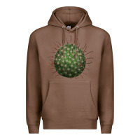 Chestnut arizona fishhook cactus Premium Hoodie - LillyAllenDesigns