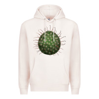 Pale Pink arizona fishhook cactus Premium Hoodie - LillyAllenDesigns
