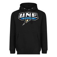 Black new england university Heavyweight Hoodie - artisFamous
