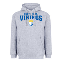 Heather Grey north park university Heavyweight Hoodie - artisFamous