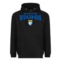 Black north park university Heavyweight Hoodie - artisFamous
