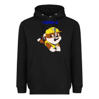 Black rubble Heavyweight Hoodie - artisFamous