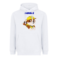 White rubble Heavyweight Hoodie - artisFamous