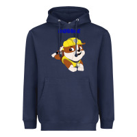 Navy rubble Heavyweight Hoodie - artisFamous