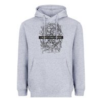 Heather Grey ı'm not complicated Heavyweight Hoodie - artisFamous