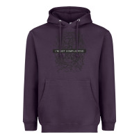 Plum ı'm not complicated Heavyweight Hoodie - artisFamous