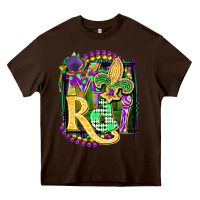 Chocolate Brown mardi gras Heavy Core Tee - CowGirlArtShop