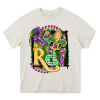 Cream mardi gras Heavy Core Tee - CowGirlArtShop