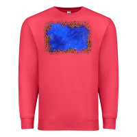 Cardinal gemstone blue leopard background Premium Sweatshirt - JahusDesignShop