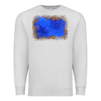 Dove Grey gemstone blue leopard background Premium Sweatshirt - JahusDesignShop