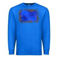 True Royal gemstone blue leopard background Premium Sweatshirt - JahusDesignShop