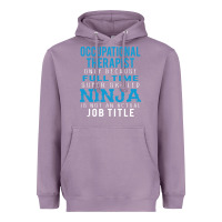 Lavender occupational therapist because ninja is not a job title Heavyweight Hoodie - DesigneFamous