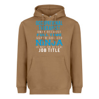 Toasted Coconut occupational therapist because ninja is not a job title Heavyweight Hoodie - DesigneFamous