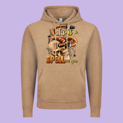 I Put A Spell On You Vintage Hoodie Designed By Bundleandbundleshop