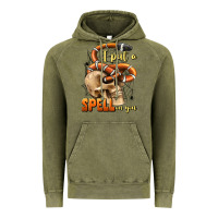 Vintage Olive i put a spell on you Vintage Hoodie - BundleAndBundleShop