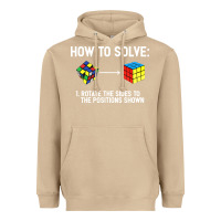 Mushroom youth rubiks cube rotate the sides to the position shown cube Heavyweight Hoodie - DesigneFamous