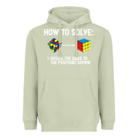 Matcha youth rubiks cube rotate the sides to the position shown cube Heavyweight Hoodie - DesigneFamous