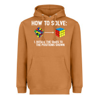 Meerkat youth rubiks cube rotate the sides to the position shown cube Heavyweight Hoodie - DesigneFamous