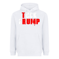 White tuck frump Heavyweight Hoodie - DesigneFamous