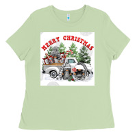 Matcha merry chrıstmas Ladies Tee - FaDigitalArtStudio