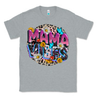 Heather Grey Mama vibes Mother's Day Classic Tee - CowGirlArtShop