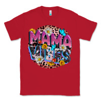 Red Mama vibes Mother's Day Classic Tee - CowGirlArtShop