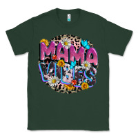 Sports Green Mama vibes Mother's Day Classic Tee - CowGirlArtShop