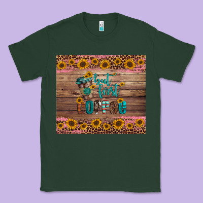 But First Coffee Classic Tee Designed By Artiststas