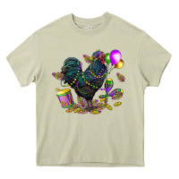 Mossy mardi gras chicken Heavy Core Tee - CowGirlArtShop