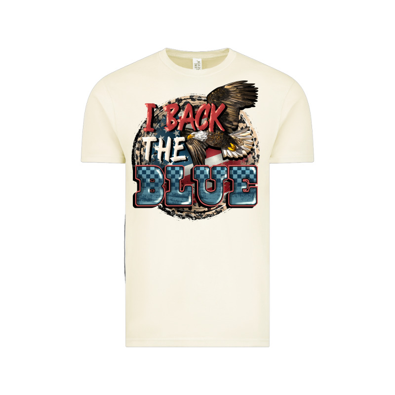 I Back The Blue Vintage Tee by FaDigitalArtStudio | Teevron