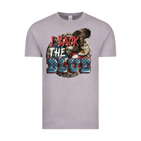 Vintage Zinc I back the blue Vintage Tee - FaDigitalArtStudio