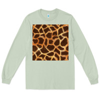Matcha giraffe seamless pattern Long Sleeve Tee - BundleAndBundleShop