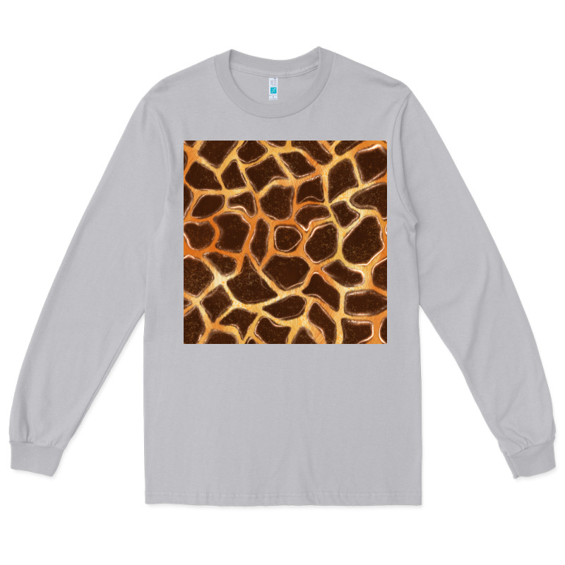Giraffe Seamless Pattern Long Sleeve Tee by BundleAndBundleShop | Teevron