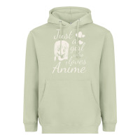 Matcha just a girl who loves anime Heavyweight Hoodie - DesigneFamous