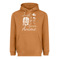Meerkat just a girl who loves anime Heavyweight Hoodie - DesigneFamous