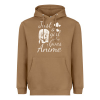 Toasted Coconut just a girl who loves anime Heavyweight Hoodie - DesigneFamous