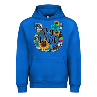 Cobalt western stay wild horsesho Urban Hoodie - RanaPortraitStore