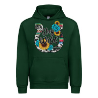 Forest Green western stay wild horsesho Urban Hoodie - RanaPortraitStore